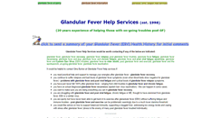 Desktop Screenshot of glandularfever.me.uk