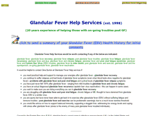 Tablet Screenshot of glandularfever.me.uk